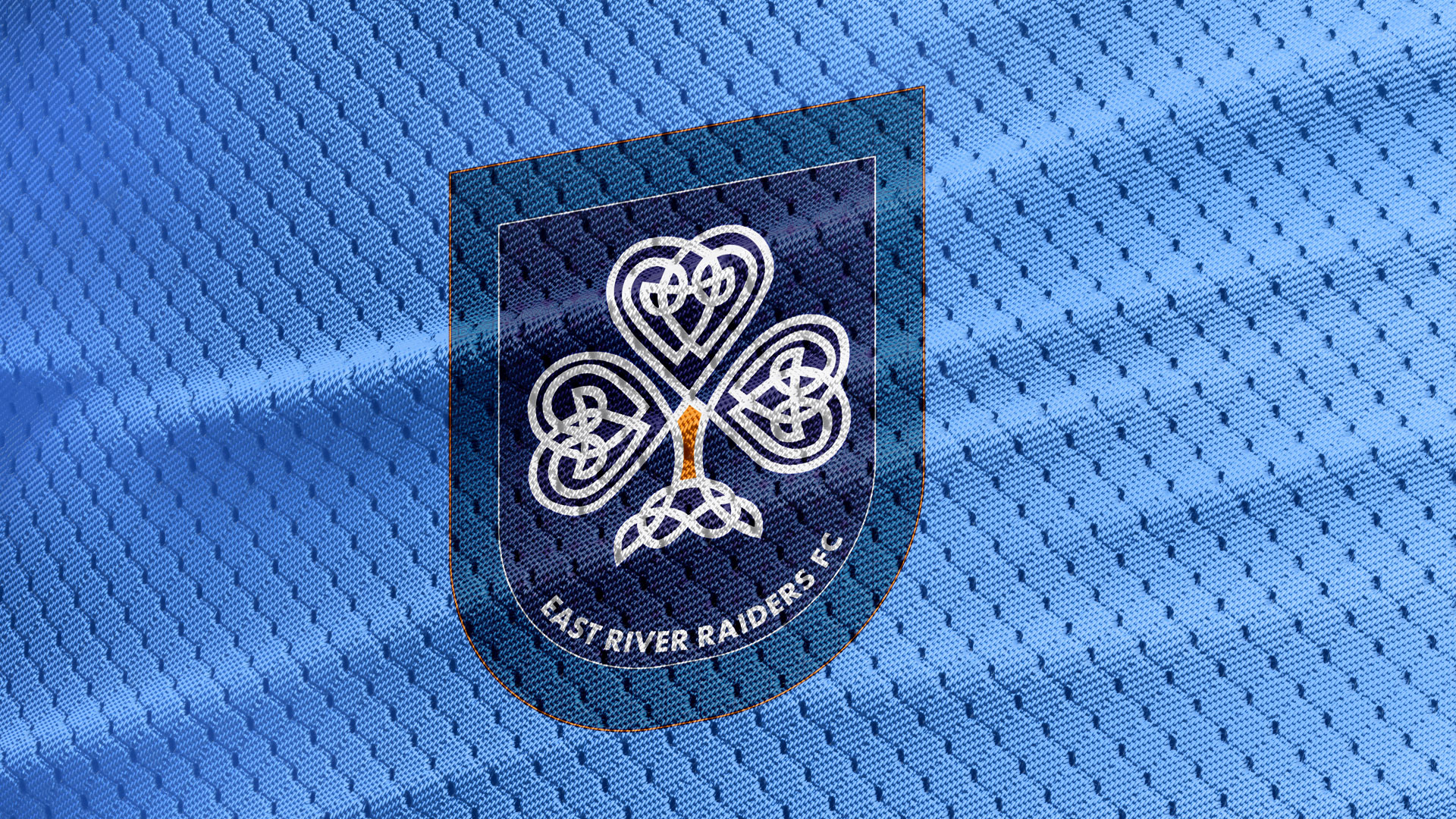 The East River Raiders emblem featured on a jersey.